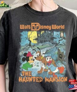 Retro The Haunted Mansion Shirt Disneyland Halloween Tee Sweatshirt Hoodie