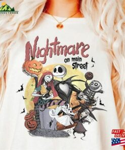 Retro The Nightmare Before Christmas Halloween Shirt 2023 Pumpkin Sweatshirt T-Shirt
