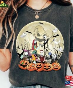 Retro The Nightmare Before Christmas Halloween Shirt Jack Sally Classic Sweatshirt