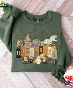 Retro Universal Studios Halloween Horror Nights Sweatshirt Disney World Hoodie Family 2023