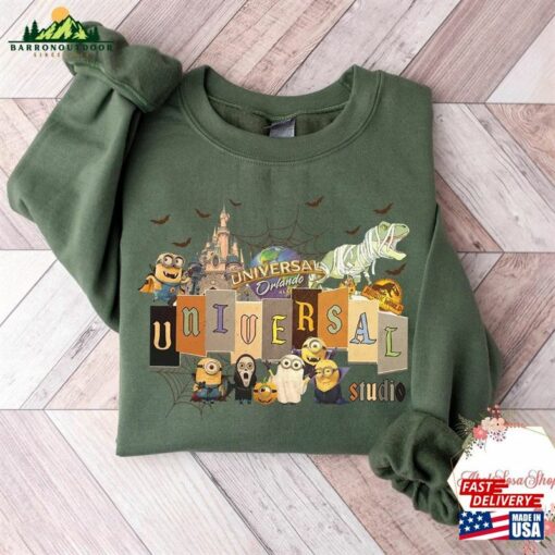 Retro Universal Studios Halloween Horror Nights Sweatshirt Disney World Hoodie Family 2023