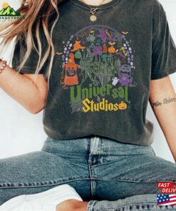 Retro Universal Studios Halloween Sweatshirt Disney Spooky Comfort Color Shirt T-Shirt Hoodie