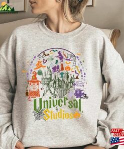 Retro Universal Studios Halloween Sweatshirt Disney Spooky Comfort Color Shirt T Shirt Hoodie 4