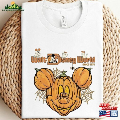 Retro Vintage Walt Disney World Est 1971 Shirt Mickey And Friend Halloween Disneyworld Unisex T-Shirt