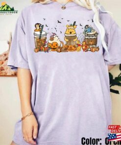 Retro Winnie The Pooh Halloween Shirt Disney Family T Shirt Unisex 3
