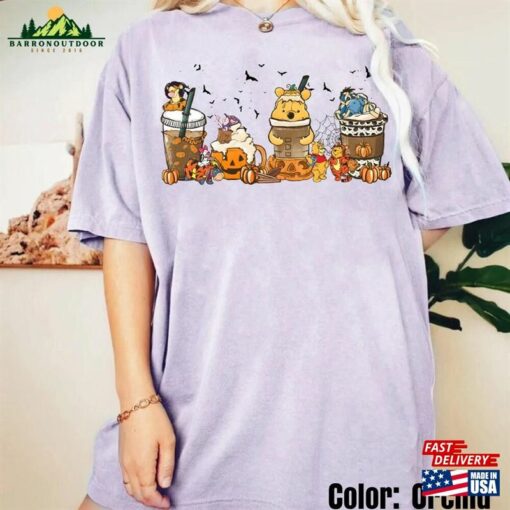 Retro Winnie The Pooh Halloween Shirt Disney Family T-Shirt Unisex