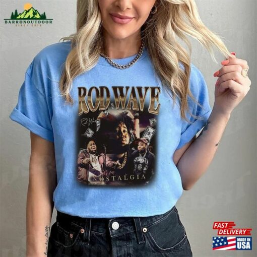 Rod Wave Nostalgia 90S Rap Music Shirt Bootleg Vintage Y2k T-Shirt Unisex