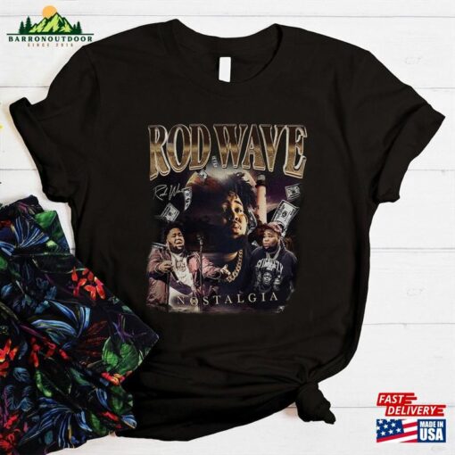 Rod Wave Nostalgia 90S Rap Music Shirt Bootleg Vintage Y2k T-Shirt Unisex