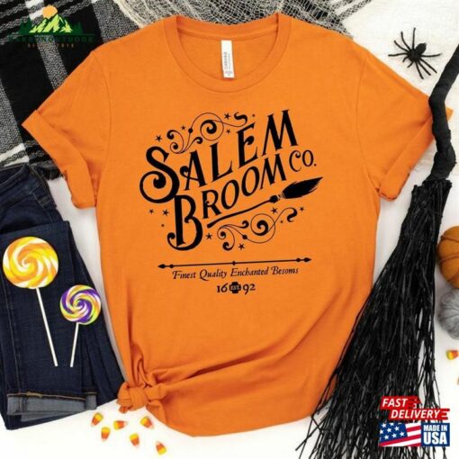 Salem Broom Co Shirt Halloween T-Shirts Unisex Hoodie