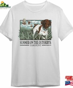 Sam Hunt 2023 Tour T-Shirt Dog Summer On The Outskirts Tee Gifts Shirt Unisex
