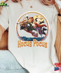 Sanderson Sisters Costume Minnie Mouse Daisy Clarabelle Figaro Black Cat Shirt Hocus Pocus Disney Halloween T-Shirt Mickey Classic