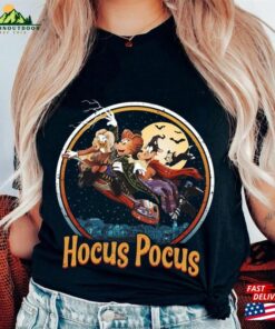 Sanderson Sisters Costume Minnie Mouse Daisy Clarabelle Figaro Black Cat Shirt Hocus Pocus Disney Halloween Tee Mickey T-Shirt Hoodie