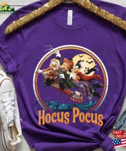 Sanderson Sisters Costume Minnie Mouse Daisy Clarabelle Figaro Black Cat Shirt Hocus Pocus Disney Halloween Tee Mickey T-Shirt Hoodie