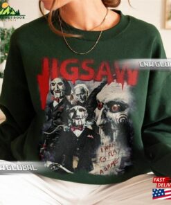 Saw Jigsaw Horror Movie Shirt Bootleg Halloween Vintage Retro 90S Y2k Sweatshirt Classic Unisex 3