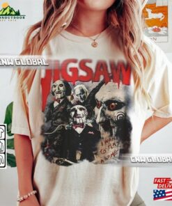 Saw Jigsaw Horror Movie Shirt Bootleg Halloween Vintage Retro 90S Y2k Sweatshirt Classic Unisex 4