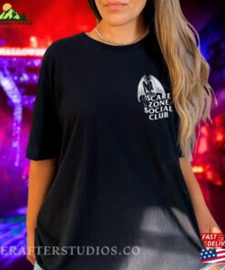 Scare Zone Social Club Horror Nights Graphic Tee Hhn 2023 Classic Sweatshirt