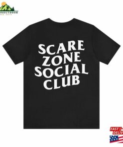 Scare Zone Social Club Horror Nights Graphic Tee Hhn 2023 Classic Sweatshirt 3