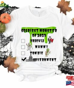 Scariest Monster Of 2023 Unisex Tee Shirt Political Halloween Funny Sweatshirt 4
