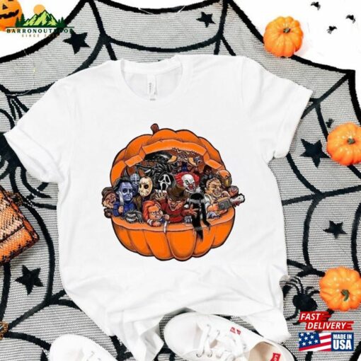 Scary Halloween 2023 Shirt Mickey Pumpkin Unisex Sweatshirt