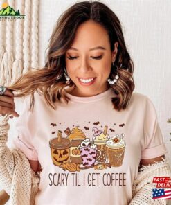 Scary Til I Get Coffee Unisex Halloween Shirt Spooky Season Fall Gift For Lovers 2023 Creepy Classic Sweatshirt Scary Til I Get Coffee Unisex Halloween Shirt Spooky Season Fall Gift For Lovers 2023 Creepy Classic Sweatshirt
