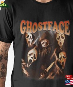 Scream Ghostface Horror Halloween Shirt Movie Gift T-Shirt Unisex