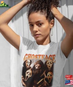 Scream Ghostface Horror Halloween Shirt Movie Gift T-Shirt Unisex