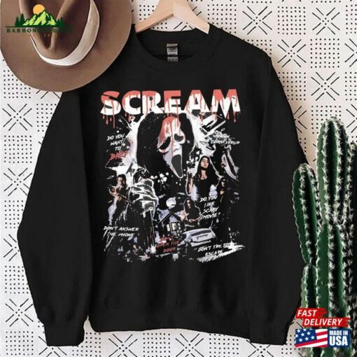 Scream Vintage Halloween Shirt Sweatshirt Classic