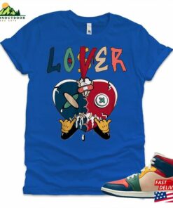 Shirt To Match Jordan 1 Mid Multi Color 2023 Loser Lover Heart Dripping Sweatshirt T Shirt 3