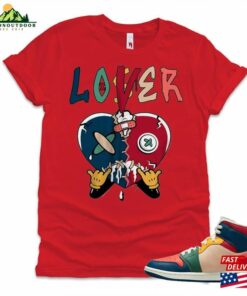 Shirt To Match Jordan 1 Mid Multi Color 2023 Loser Lover Heart Dripping Sweatshirt T Shirt 4