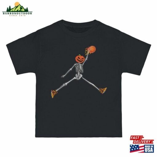 Skeleton Basketball Shirt Halloween T-Shirt And Tshirt Tee Beefy T® Short Classic Hoodie