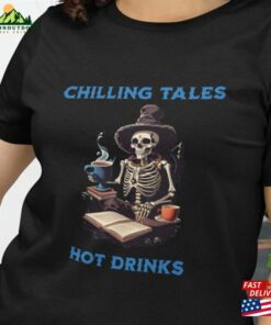 Skeleton Book Lover T-Shirt Quot Chilling Tales Unisex Classic