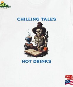 Skeleton Book Lover T-Shirt Quot Chilling Tales Unisex Sweatshirt