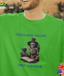 Skeleton Book Lover T-Shirt Quot Chilling Tales Unisex Sweatshirt 2 Skeleton Book Lover T Shirt Quot Chilling Tales Unisex Sweatshirt 3