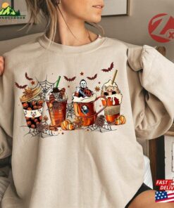 Skeleton Coffee Cups Sweatshirt Skull Cup Halloween Hoodie Unisex Skeleton Coffee Cups Sweatshirt Skull Cup Halloween Hoodie Unisex