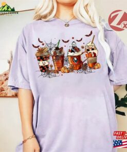 Skeleton Coffee Cups Sweatshirt Skull Cup Halloween Hoodie Unisex 3