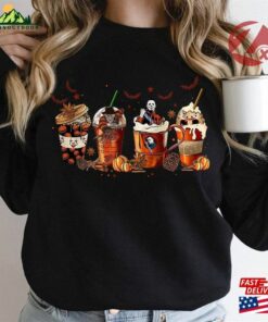 Skeleton Coffee Cups Sweatshirt Skull Cup Halloween Hoodie Unisex 4