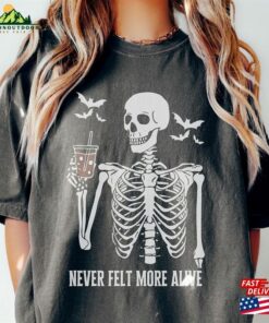 Skeleton Coffee Shirt Comfort Colors Classic T-Shirt