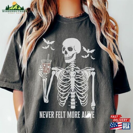 Skeleton Coffee Shirt Comfort Colors Classic T-Shirt