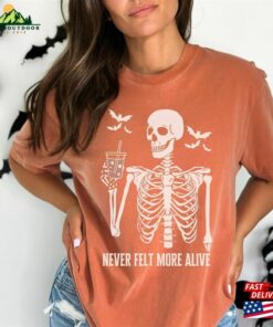 Skeleton Coffee Shirt Comfort Colors Classic T-Shirt