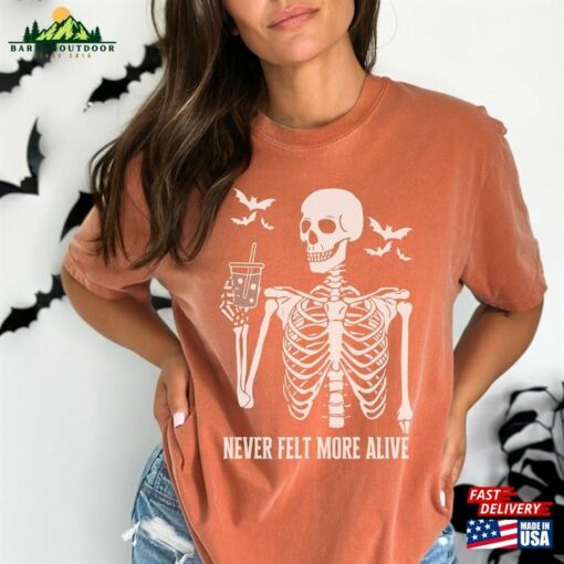 Skeleton Coffee Shirt Comfort Colors Classic T-Shirt