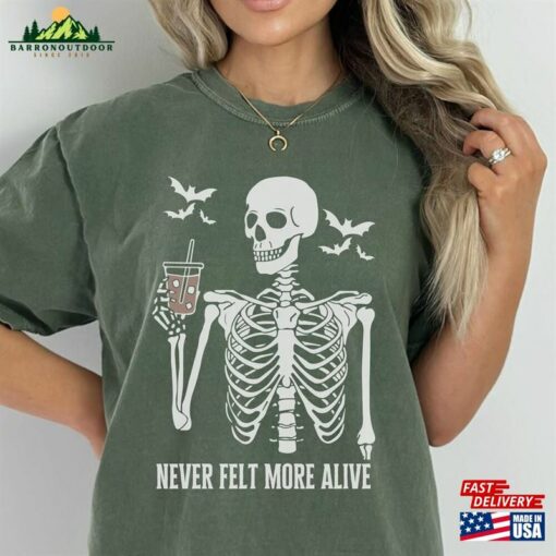 Skeleton Coffee Shirt Comfort Colors Classic T-Shirt