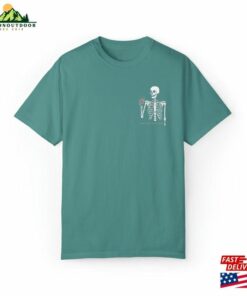 Skeleton Comfort Colors Shirt Coffee Trendy Halloween 2023 Shirts Unisex Hoodie 3