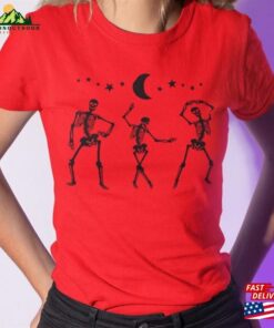 Skeleton Dancing Shirt Funny Halloween Hoodie Sweatshirt