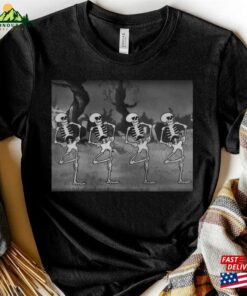 Skeleton Dancing Silly Symphony Halloween Fall Autumn Spooky Season T-Shirt Hoodie