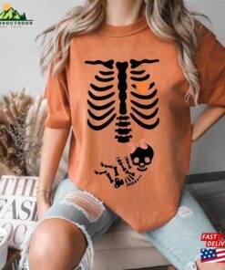 Skeleton Halloween Maternity Comfort Colors® Shirt New Baby Girl Pregnancy Announcement 2023 Pregnant Women Sweatshirt Classic 3 Skeleton Halloween Maternity Comfort Colors(r) Shirt New Baby Girl Pregnancy Announcement 2023 Pregnant Women Sweatshirt Classic 4