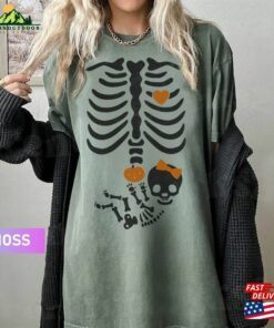 Skeleton Halloween Maternity Comfort Colors Shirt New Baby Girl Pregnancy Announcement 2023 Pregnant Women Classic T-Shirt 3 Skeleton Halloween Maternity Comfort Colors Shirt New Baby Girl Pregnancy Announcement 2023 Pregnant Women Classic T Shirt 4