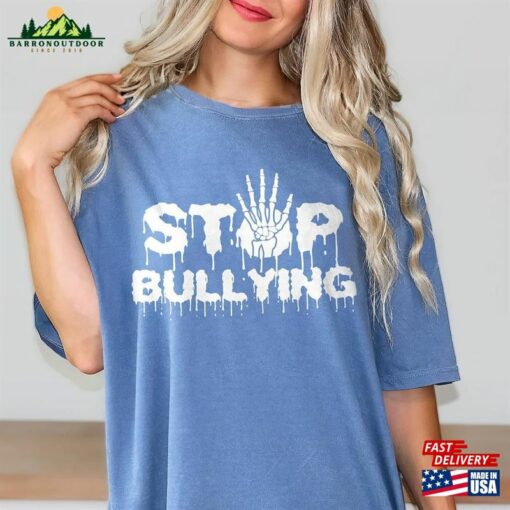 Skeleton Hand Stop Bullying Shirt Orange Day 2023 Equality Classic T-Shirt