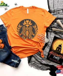 Skeleton Starbucks Inspired Shirt Halloween Classic Unisex 2 Skeleton Starbucks Inspired Shirt Halloween Classic Unisex 3