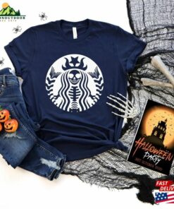 Skeleton Starbucks Inspired Shirt Halloween Classic Unisex 3 Skeleton Starbucks Inspired Shirt Halloween Classic Unisex 4