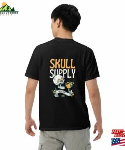 Skull Supply Tshirt Coffe Or Die Halloween T Shirt Family Vacation 2023 Tee Unisex Classic 4